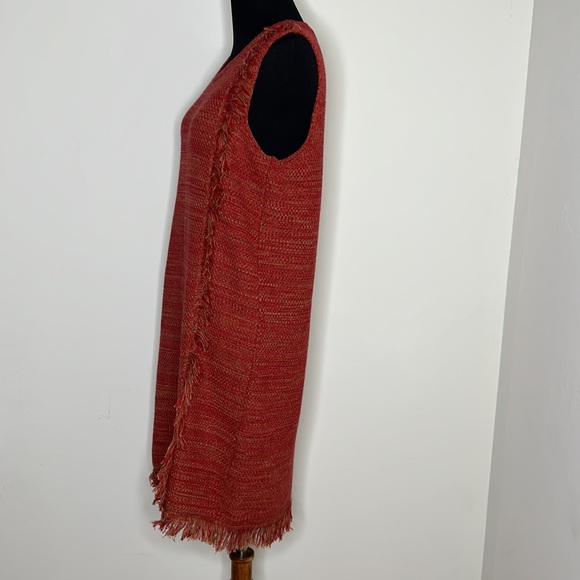 ANTHROPOLOGIE HOLDING HORSES Red Knit Sleeveless Dress XS - Picture 5 of 8